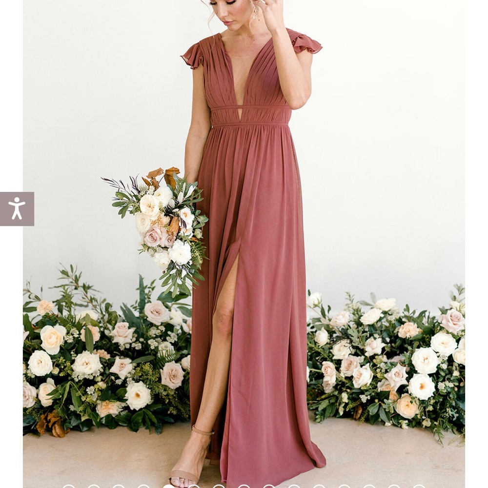 Revelry Cora chiffon dress size 10